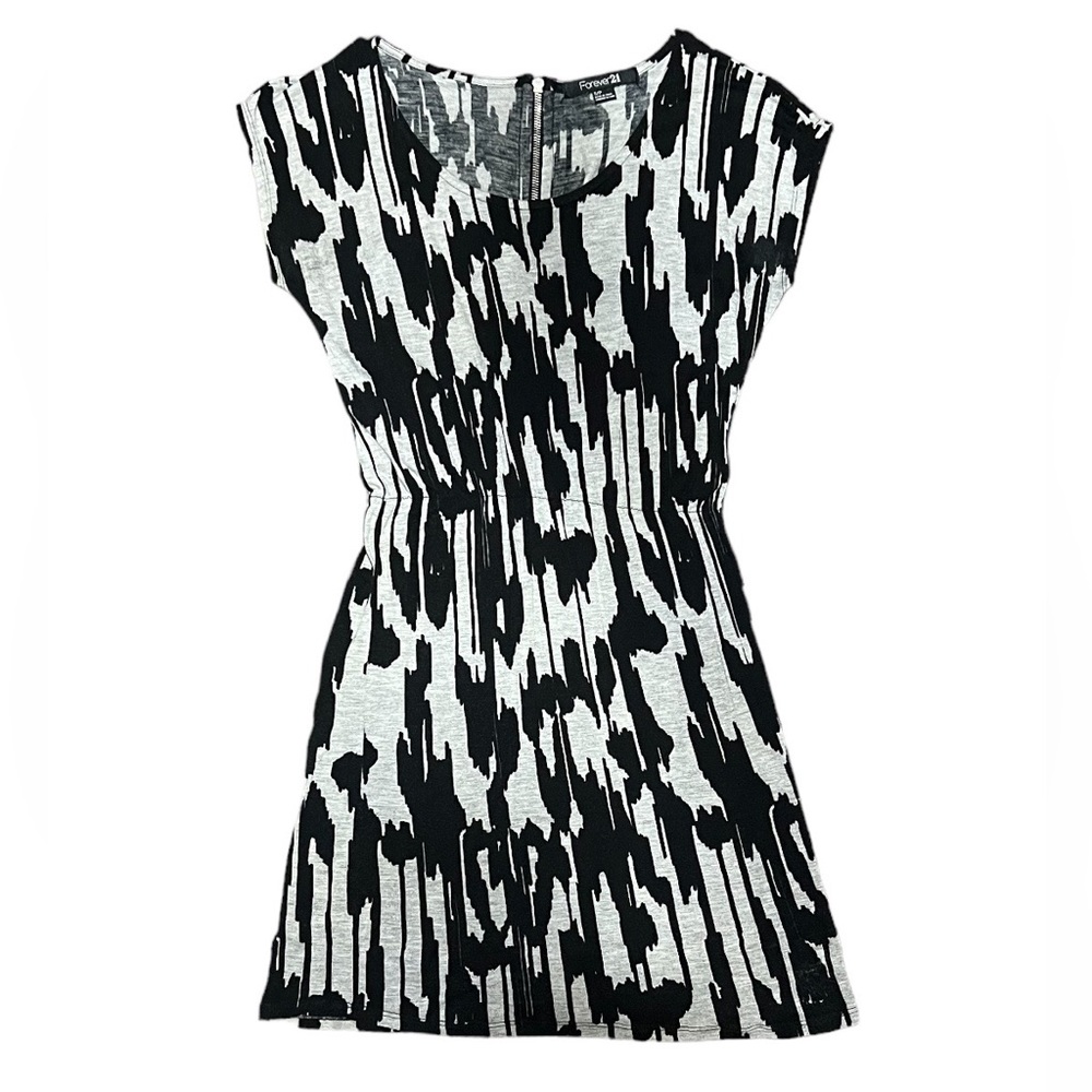 Forever 21 F21 Black & Grey Mini Dress